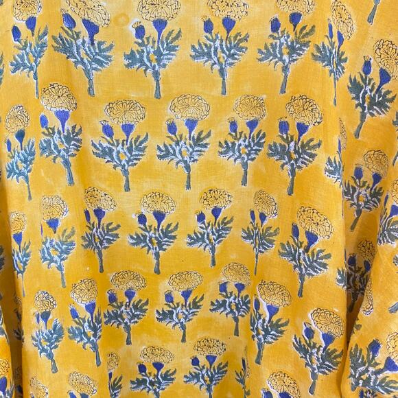 Emerson Fry India Collection Marigold Kimono Sz Medium/Large Womens Organic Boho - Picture 4 of 6